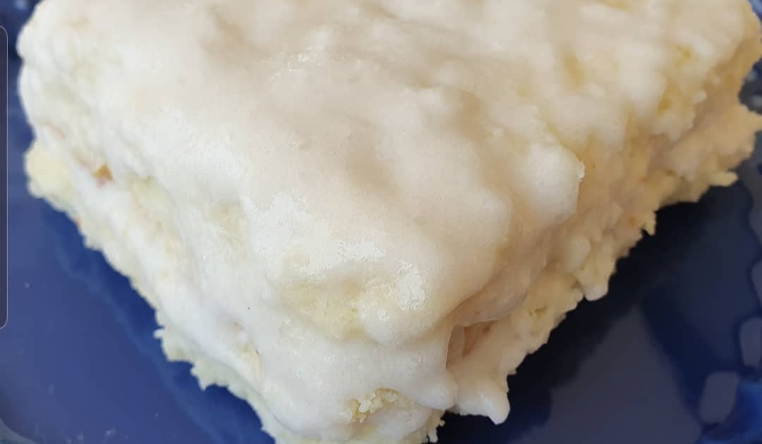 Bolo de coco sem glúten e sem açúcar