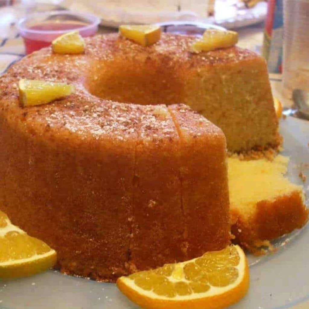 Bolo de laranja sem açúcar