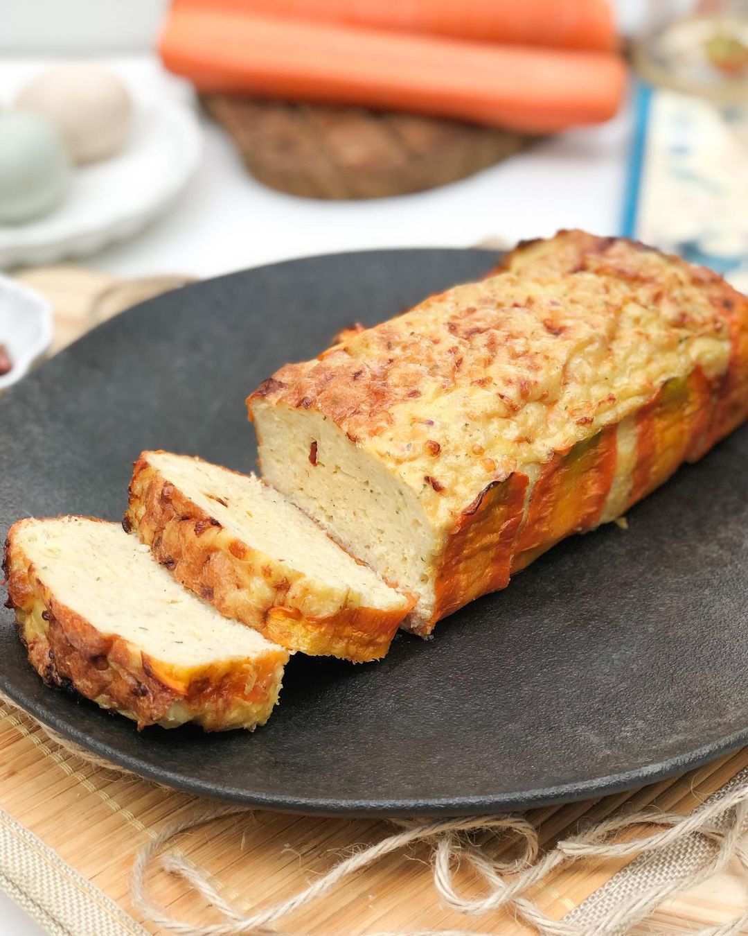 Bolo salgado de frango low carb