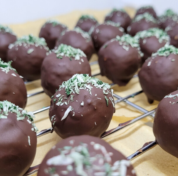 Bombom low carb de coco