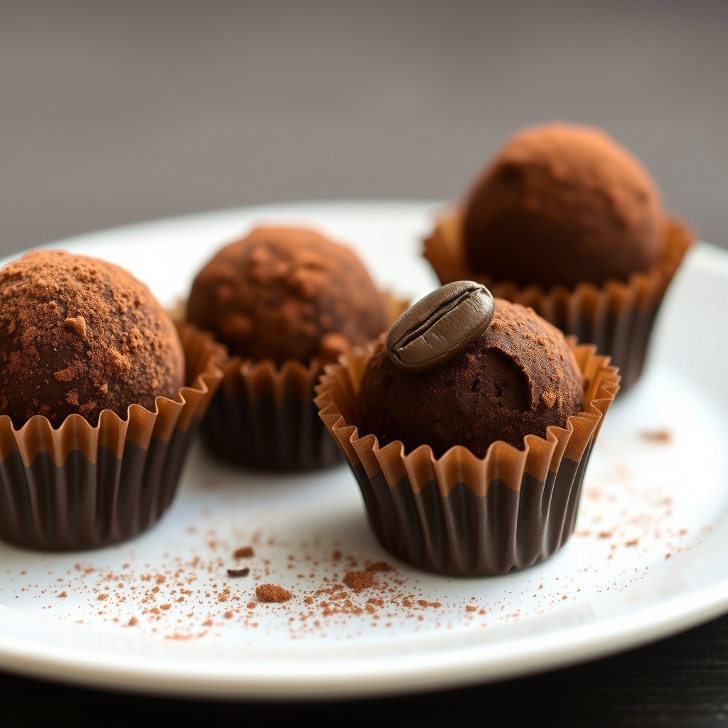Brigadeiro de café fit
