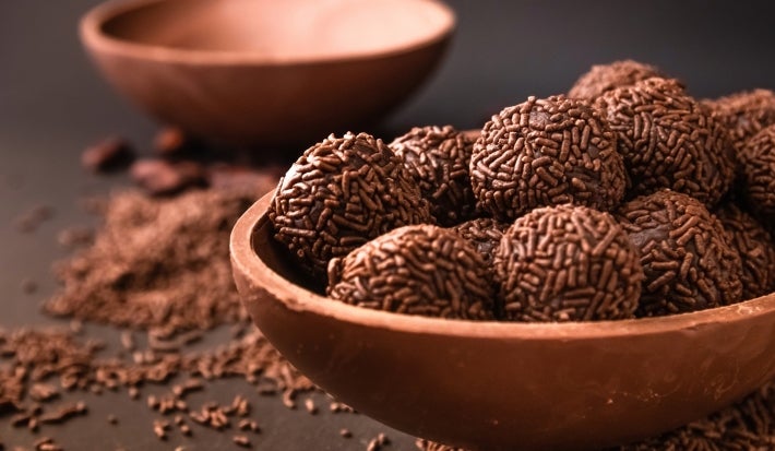 Brigadeiro de whey protein