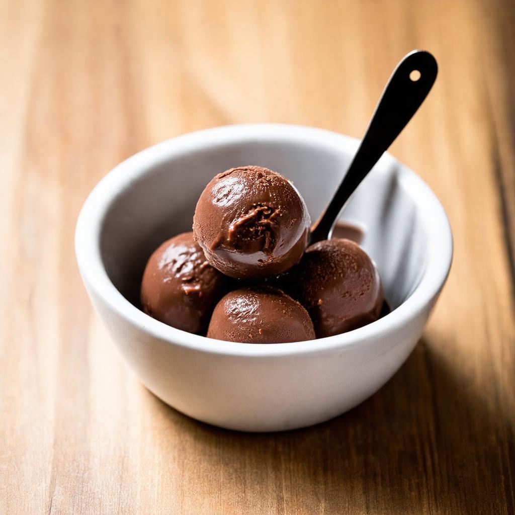 Brigadeiro fit de banana com cacau