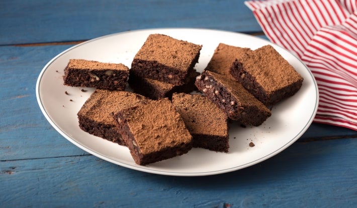 Brownie de batata-doce sem açúcar