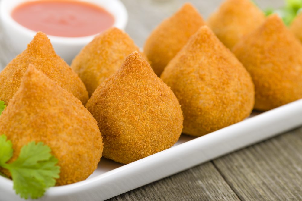 Coxinha low carb de couve-flor