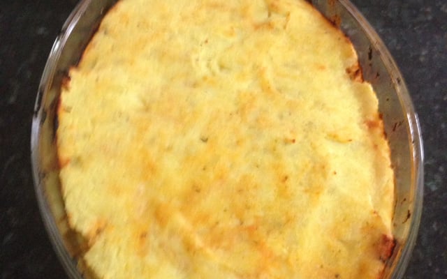 Escondidinho de batata-doce fit