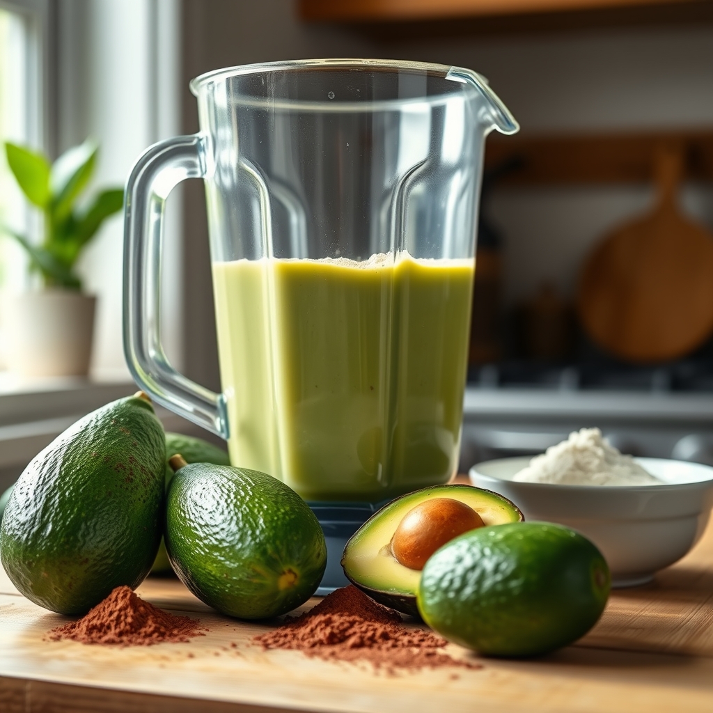 Etapa de preparo: Mousse de abacate fit