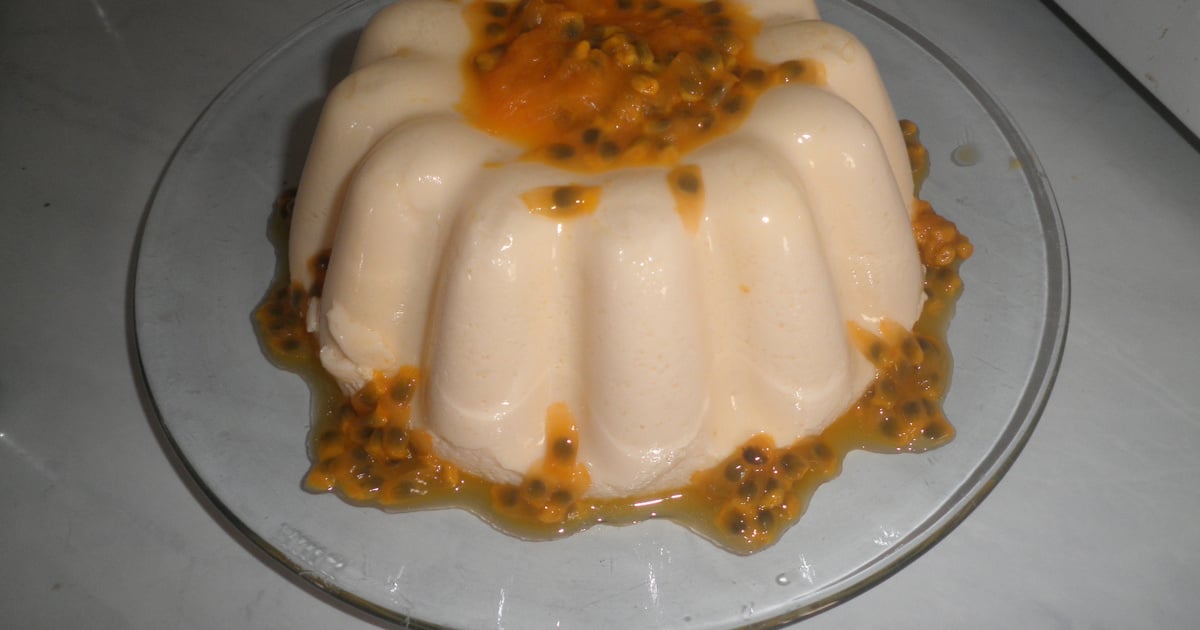 Mousse de maracujá diet