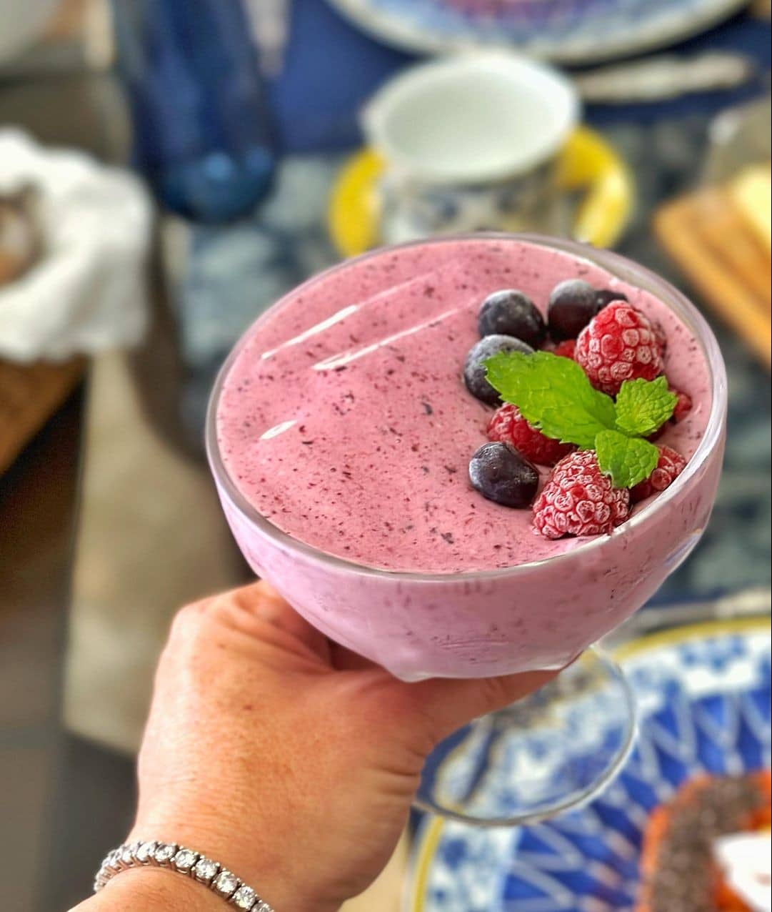 Mousse fit de banana