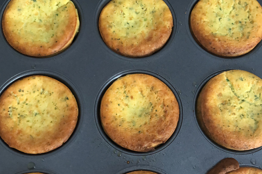 Muffin de abobrinha low carb