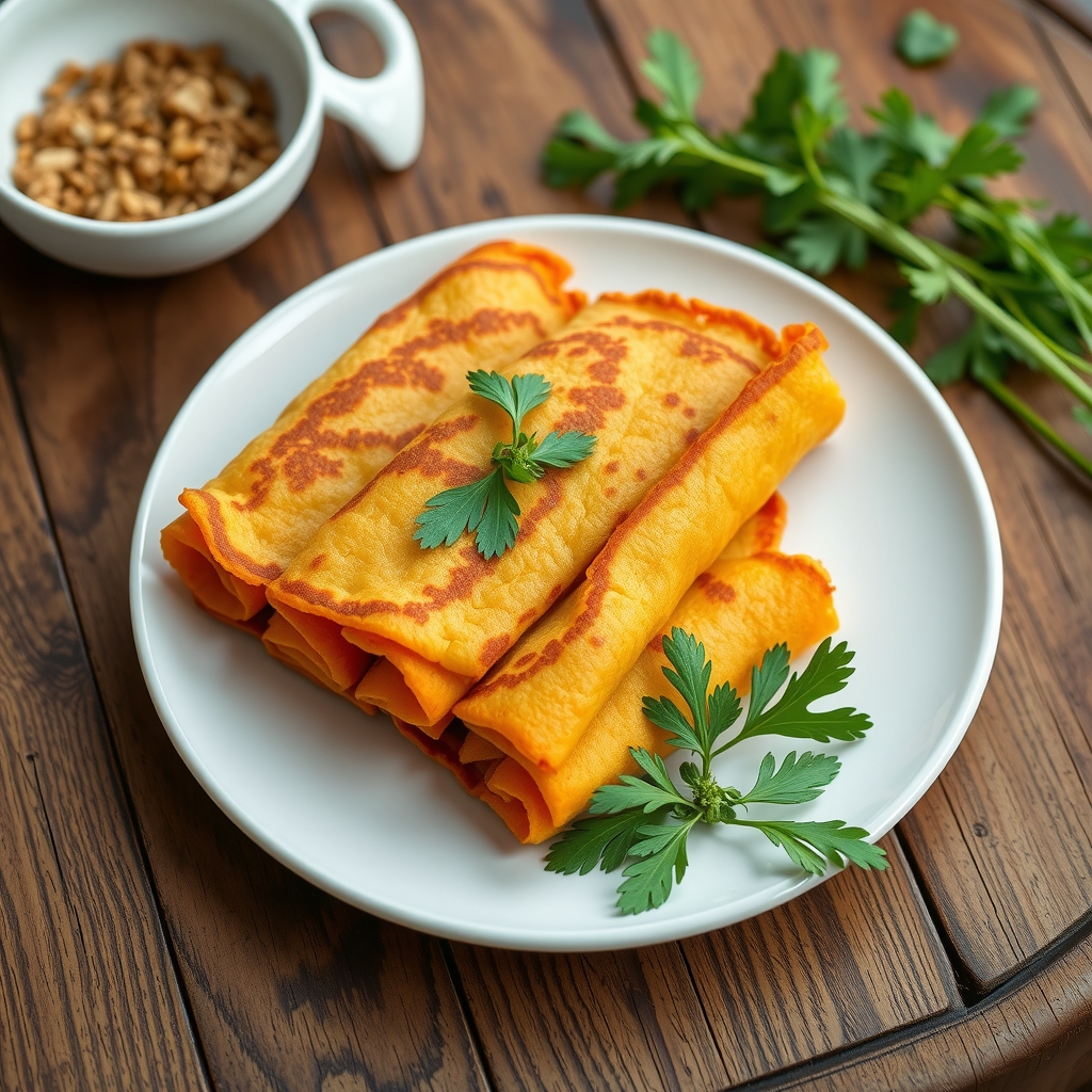 Panqueca de cenoura low carb