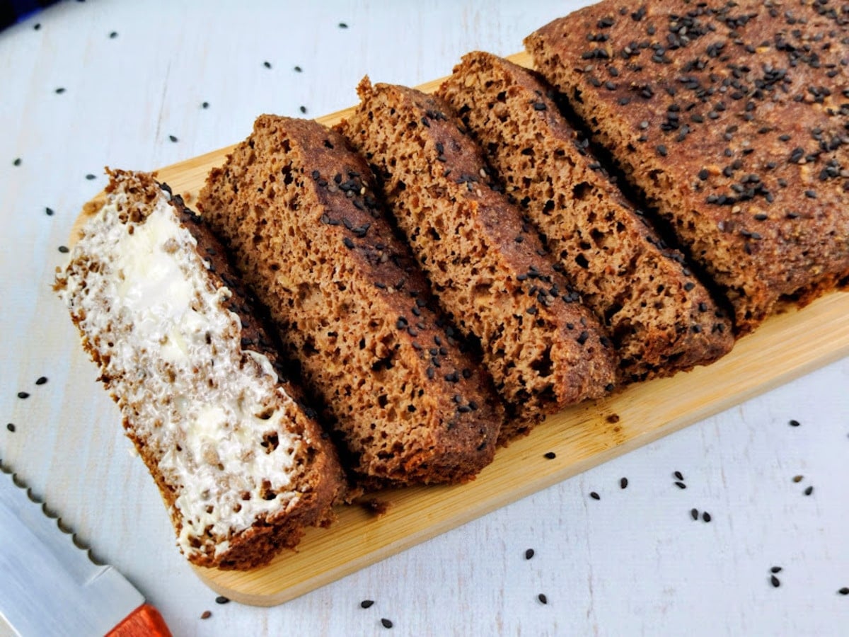 Pão de forma low carb