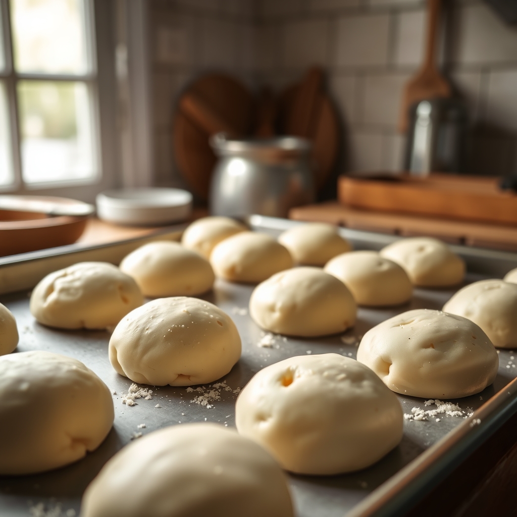 Etapa de preparo: Pão de queijo low carb