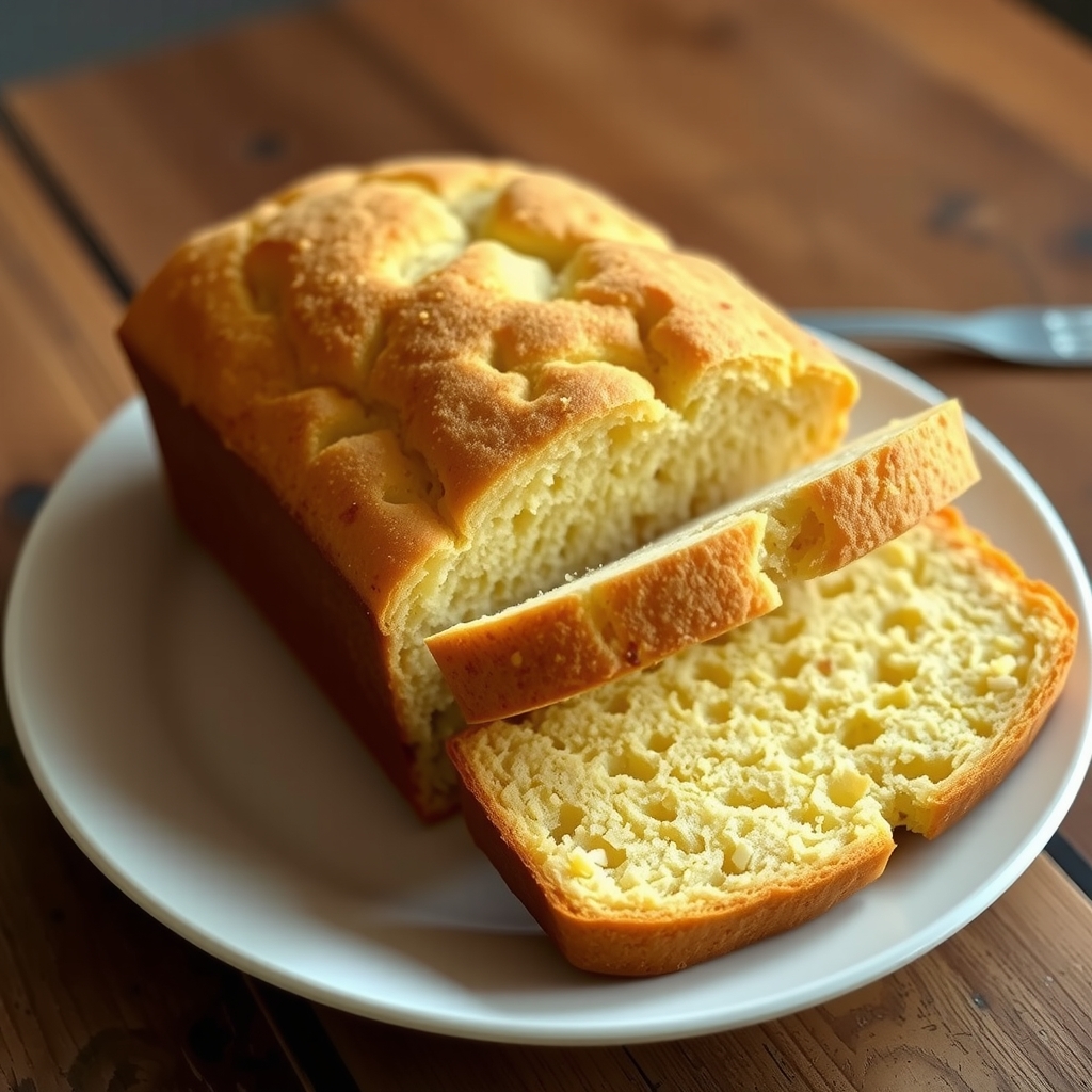 Pão proteico de fubá