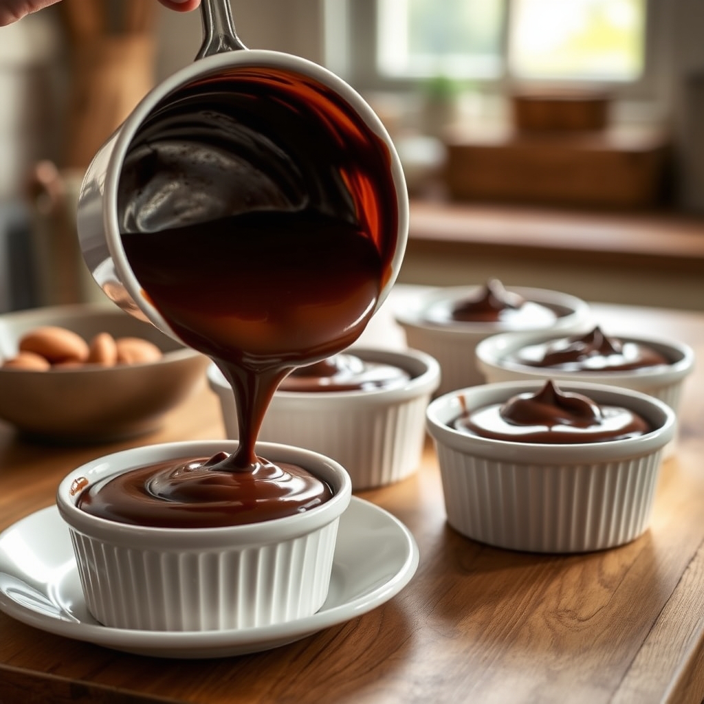 Etapa de preparo: Petit gâteau low carb