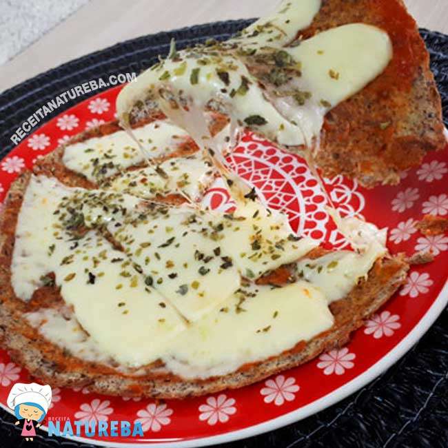 Pizza de frigideira low carb