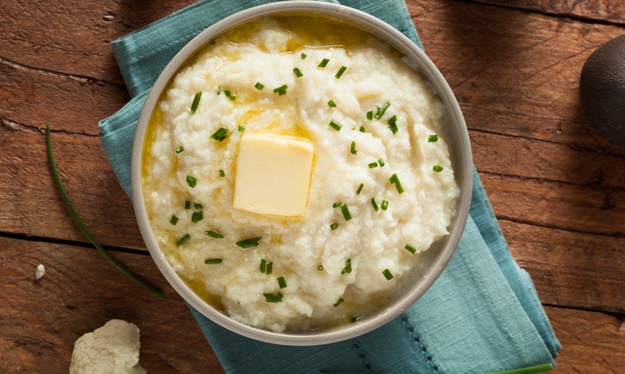 Purê de couve-flor low carb