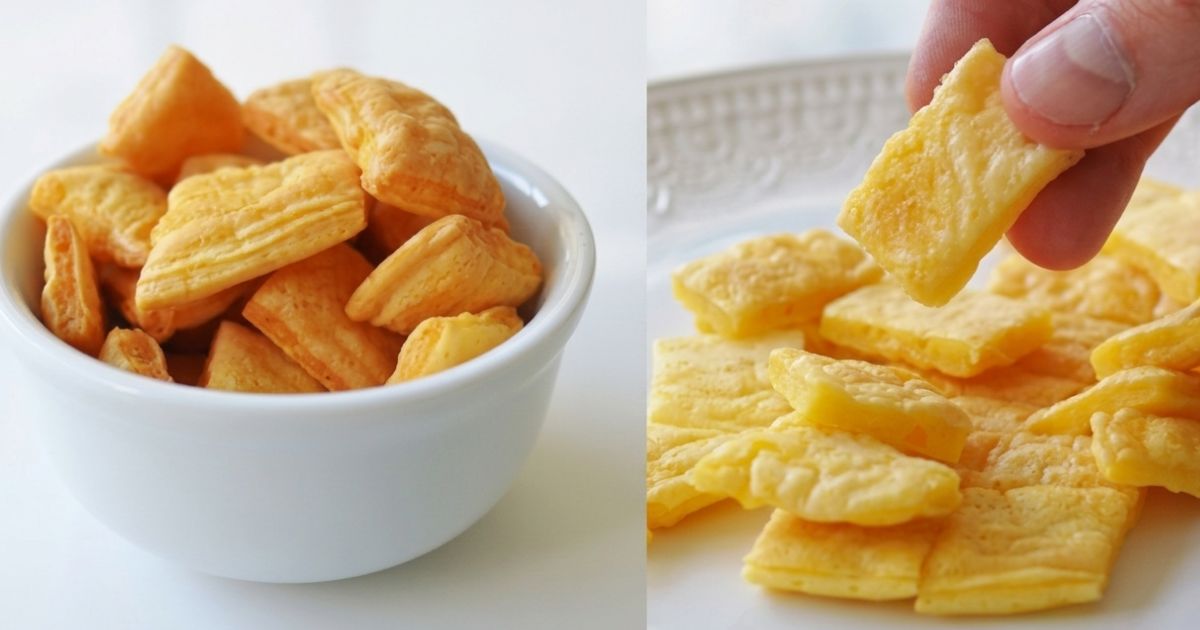 Salgadinho de queijo na airfryer