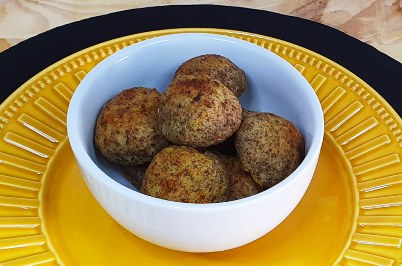 Salgadinho fit de batata-doce