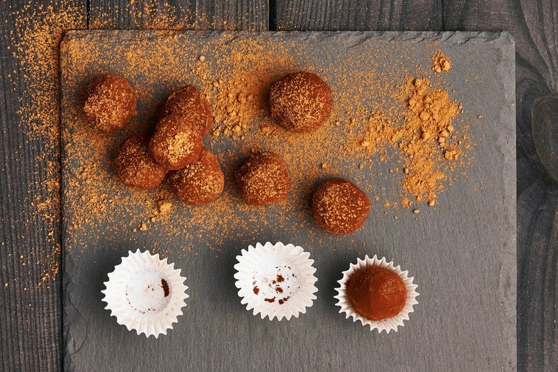 Trufa de chocolate low carb
