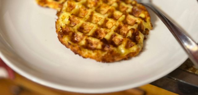 Waffle de tapioca low carb